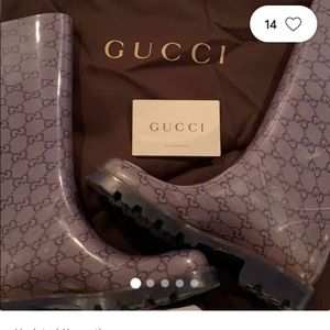 Size 7 GUCCI Rain boots